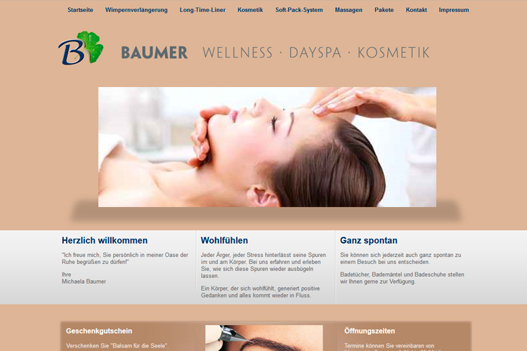 CMS-System Wellness Baumer