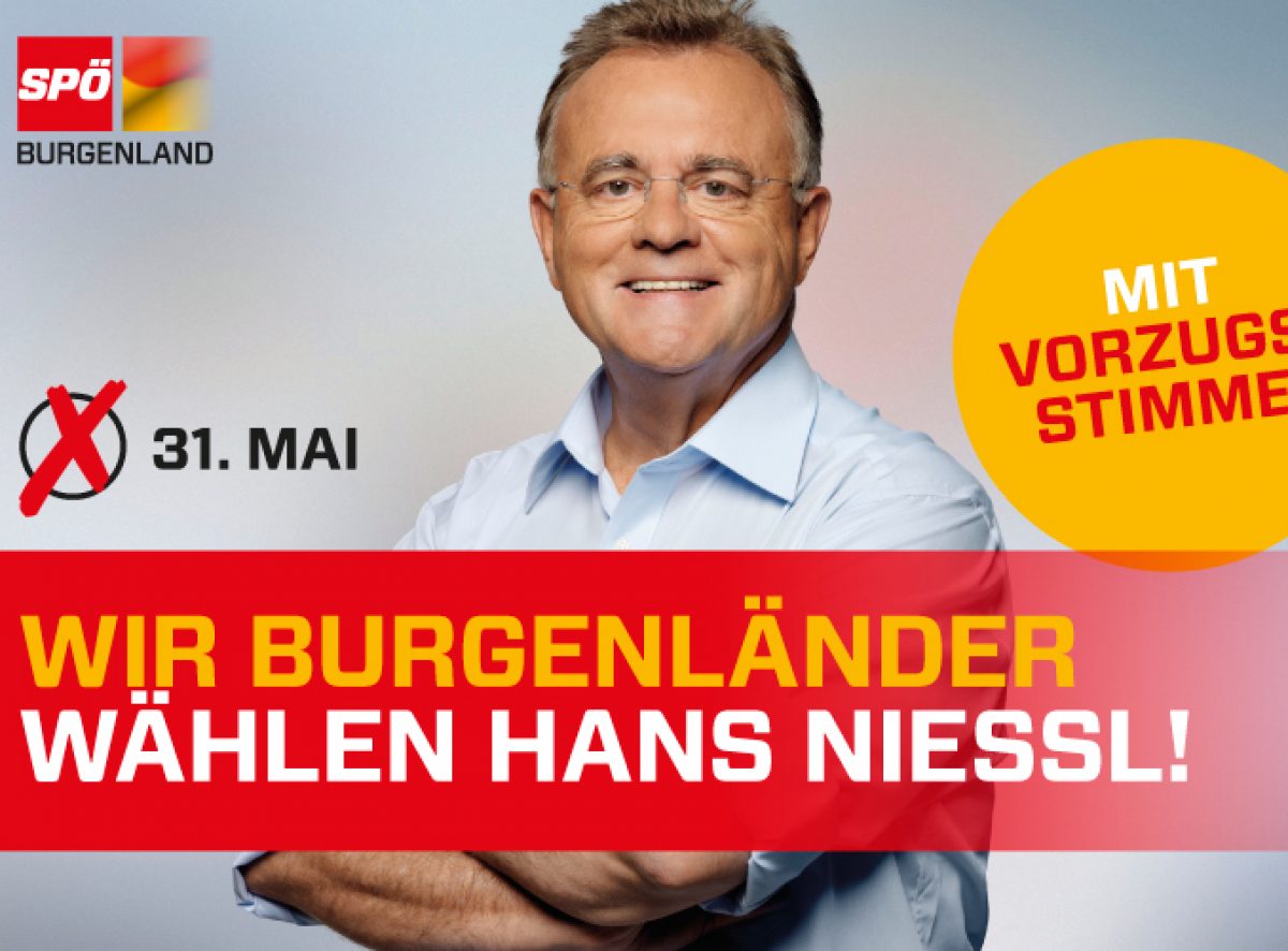 Plakat Wahlkampf-Kampagne SPÖ