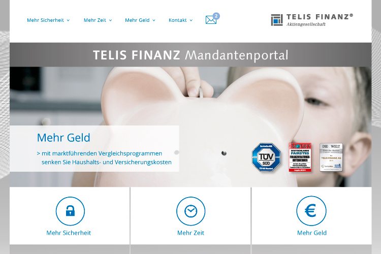 Entwurf Mandantenportal TELIS FINANZ AG
