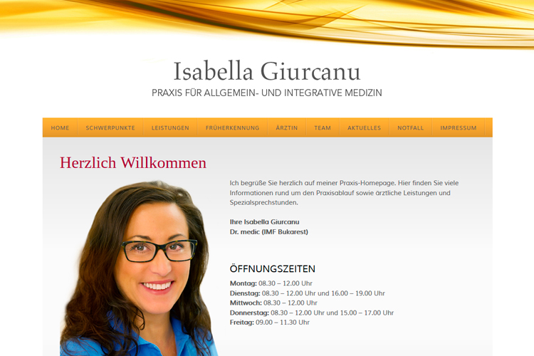 Redesign Website Isabella Giurcanu
