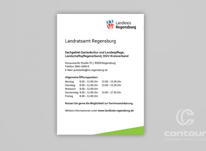Objektbeschriftungen Landratsamt Regensburg